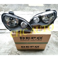 DEPO PROTON GEN2 PERSONA ELEGANCE HEAD LAMP LIGHT BLACK SMOKE LAMPU BESAR LAMPU DEPAN