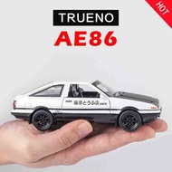 [AhQ ornaments] 1:32เริ่มต้น D ของเล่นโลหะ AE86รถโลหะผสมรถโมเดลของเล่นย่อส่วนสำหรับเป็นของขวัญของเด็กผู้ชาย