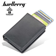 Baellerry Men's Aluminum Box Magnetic Card Holder Multi-card Slot Card Anti-magnetic Card Holder Car