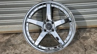 New Car Sport Rim Flow Forming WORK VERZ KCV03 17x7J 4x100 17x7.5J 5x113 ET40 Super Chrome - Ready S