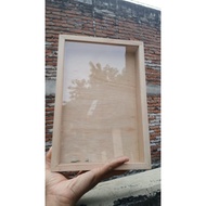 3d wooden frame a4 Dutch teak wood
