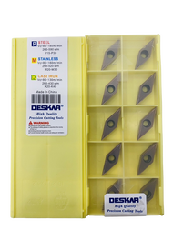 เม็ดมีด INSERTS V16 เม็ดหน้าเดียว VCMT160404 LF6018 VCMT160408 LF6018 มุม 04 08 กัดสแตนเลส ยี่ห้อ DE