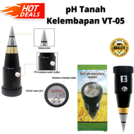 ph meter vt05 Soil pH Moisture Meter VT-05 pH tanah Peluru Pendek vt05