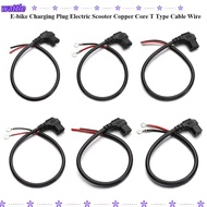 WATTLE E-bike Charging Plug High Quality Cable Wire Connector 6 Styles T Type Cable