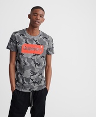 SuperDry Core Logo Tag Camo All Over Print T-Shirt