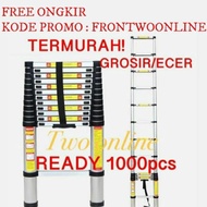 3.8M Telescopic Aluminum Folding Ladder Single Telescopic Ladder 3.8 M