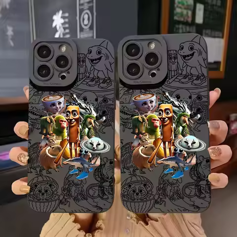 Brainrot Italian Animal Phone Case for Oppo Reno15 Reno12 Reno10 Reno8 Reno7 Reno6 Reno5 Reno4 X Z F