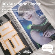 [EA's Corner] 30X60 Concert Slogan Banner PP Matte Binder and Inner Sleeves Kpop