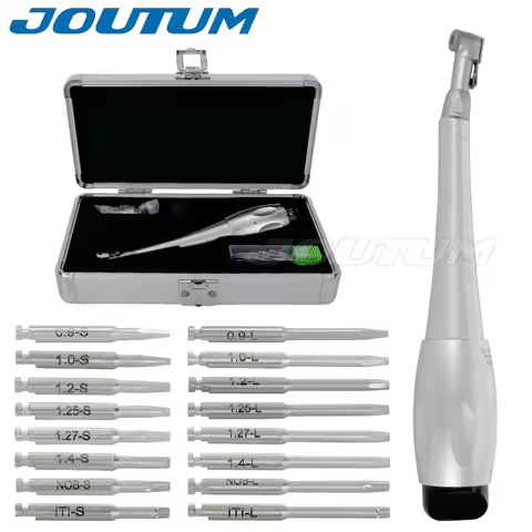 Dental Implant Universal Torque Wrench Handpiece with 16Pcs Screws Latch Head Handpiece Dental Impla