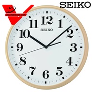 นาฬิกาแขวน SEIKO รุ่น ขอบลายไม้สีอ่อนสวยงาม แนวโมเดิล (เครื่องเดินเรียบ สุดหรู) ขนาด 13 นิ้ว QXA697A