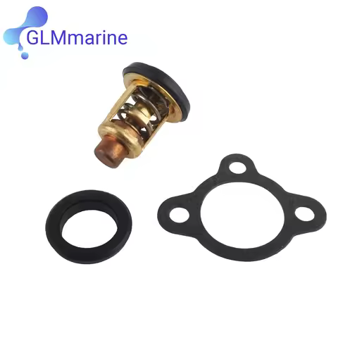 6G8-12411-00 Thermostat KIt W/ Gasket 6G8-12414-00 Fits for Yamaha 4 To 100 HP 4 Stroke Outboard Mot