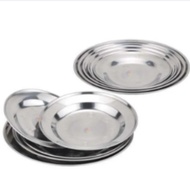 555M* Stainless Steel Dinnerware Bowl Plate Tray Dining Modern Classic Design (NOT SET, PER PIECE)