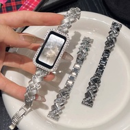Luxury Diamond Watch Strap Case For Huawei Band 11 Strap Metal Huawei Band 11 pro Strap Huawei 10 Bl