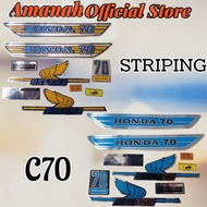 Striping HONDA c70 sticker HONDA c70