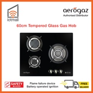 [Local Seller] Aerogaz AZ-370F PUB/LPG Glass Hob