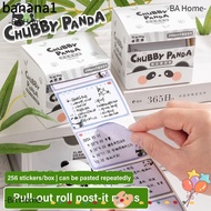 BA 256 PCS/Set Sticky Note, Pull-out Design Full Adhesive Memo Pad, Simplicity Multifunctional DIY S