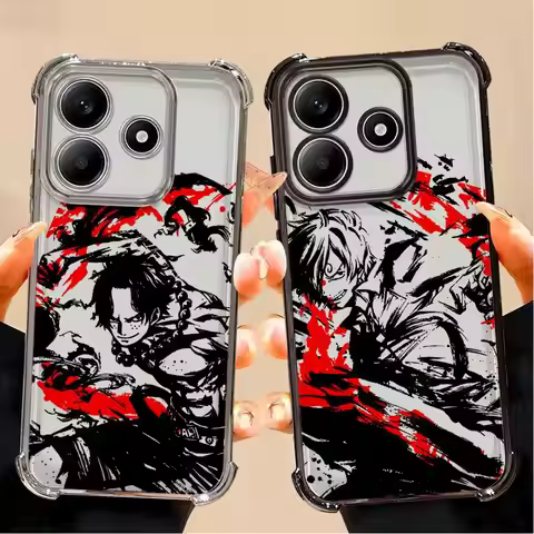 Soft Phone Cover Case for Xiaomi Redmi A3 14C A5 A3X K80 5G 13C K80 Pro One Piece Ace Sanji