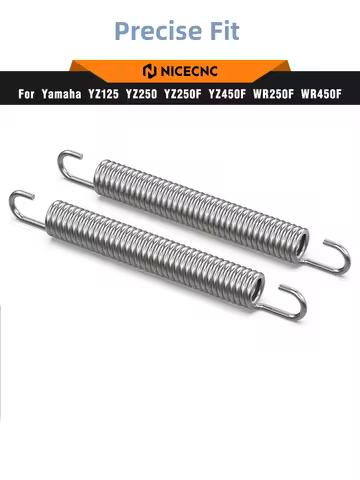 NICECNC For Yamaha YZ250 1994-2023 Exhaust Muffler Tension Spring For Yamaha YZ85 2002-2018 YZ125 19