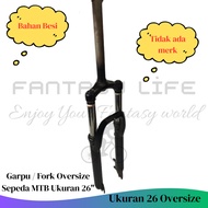 Fantasy Fork/Fork size 26 IRON MTB bike iron Fork Oversize 28.6