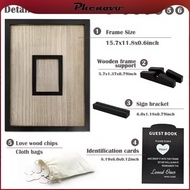 [Phenovo] Wedding Guest Book Message Board Wedding Sign for Anniversary Wedding Party