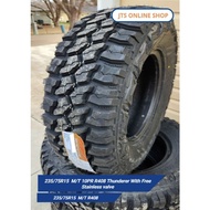 235/75R15 M/T 10PR R408 Thunderer With Free Stainless valve