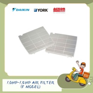 YORK | ACSON | (2PCS) AIR CONDITIONER INDOOR AIR FILTER 1.0HP-1.5HP (F MODEL)-