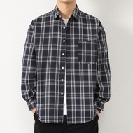 Can Be Shipped On Behalf Hong Kong Style Shirt Men's Long-Sleeved Trendy Loose Casual Handsome Shirt