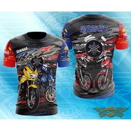 T-Shirt Yamaha RX-Z Catalyzer (Baju Motor Sublimation) rxz 3D T Shirt Size XS-6XL