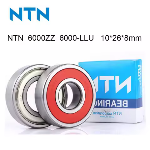 5/10Pcs 100% Original Japan NTN Bearing 6000-ZZ 6000-LLU Ball Bearing ABEC-9 10x26x8mm 6000 High Spe