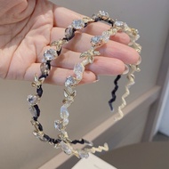 (WAREHOUSE SALE) EMMA stone butterfly headband pearl luxury party new year Twinkling