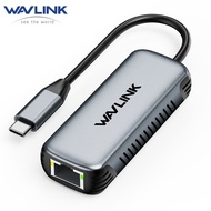 WAVLINK USB C to Ethernet Adapter 5Gbps Driver-free RJ45 Gigabit Ethernet Network Adapter for Laptop