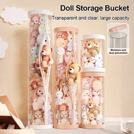 90/120/150cm Doll Storage Bucket Plush Toy Storage Box Dustproof Zipper Style Storage Toy Tube