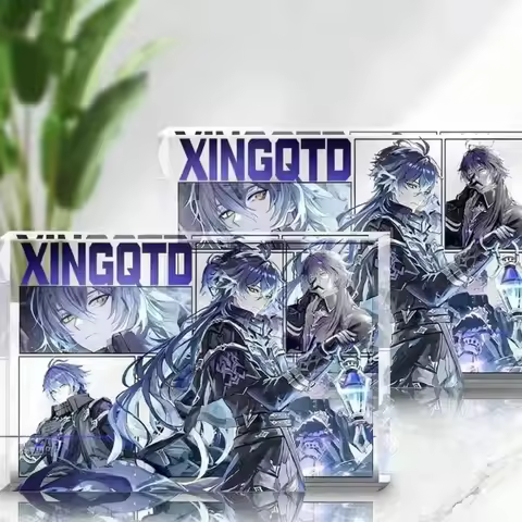 Yuanshen Game Characters Kyryll Chudomirovich Flins Acrylic Brick Brand Anime Tabletop Decoration Co