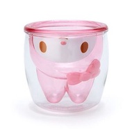 SANRIO - My Melody 日版 雙層 透明 水杯 塑膠杯 貓爪杯 牛奶杯 家居 水杯 180ml
