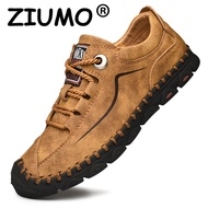 Ziumo รองเท้าหนังรองเท้าหนังสำหรับ Men Casual รองเท้าหนังสำหรับชายรองเท้าหนังวัวสำหรับชายรองเท้าลำลองแฟชั่นหนังผู้ชายรองเท้ารองเท้าผู้ชายผู้ชายนุ่มหนังรองเท้า