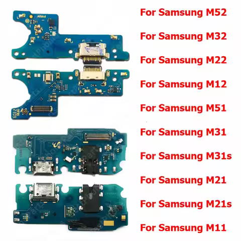 Charge Board For Samsung Galaxy M52 M32 M22 M12 M51 M31 M31s M21 M21s M11 5G Charging Port Plate Rib