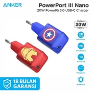 Anker A2633 Marvel Series Powerport III Nano 20W PD