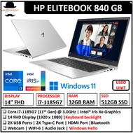HP ELITEBOOK 840 G8 (1 YEAR WARRANTY T&C) Core i7-11th GEN 14.0" FHD SCREEN DISPLAY UP TO 32GB RAM /