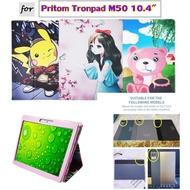 Flip Case For Pritom Tronpad M50 Tablet 10.4 inch Tablet Cover Lighter Thinner PU Leather Case Flip 