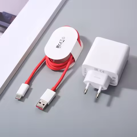 80W Oneplus Supervooc Charger Fast Warp Charge Adapter 1M Type C Cable For Oneplus 1+ 12 10 11 9 R T
