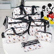 日本 LeSportsac X DISNEY 100週年 MICKEY 米奇 白色帆布 系列 斜咩袋
