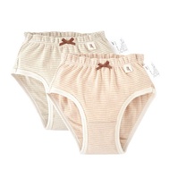 【SISSO有機棉】女童柔條三角內褲(二入組)  S