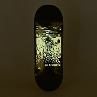 BLACKRIVER - 36mm Broadcast Swamp Monster Glow Pro Wooden Fingerboard Deck