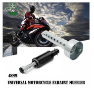 [Whcart] 80mm 3inch Long Exhaust End  Baffle to fit Exhaust Pipes (Baffle O.D. 42mm/45mm/48mm)