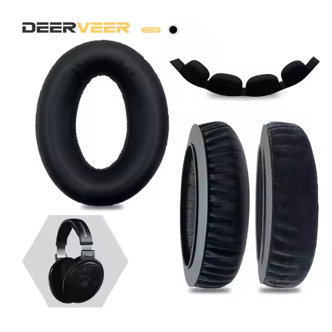 DEERVEER Replacement Earpad For Sennheiser HD600 HD650 HD545 HD565 HD580 Headphones Ear-Pads Memory 