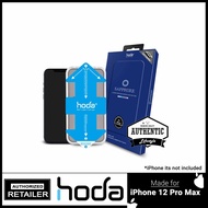 Hoda Sapphire Privacy Screen Protector for iPhone 12 Pro Max with Helper-Anti-Peeper
