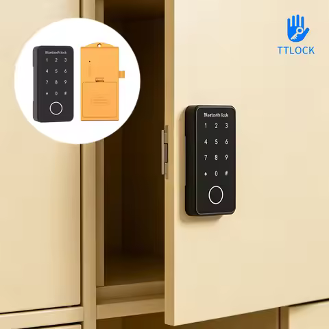 TTLock TTHotel APP Smart Fingerprint Password Cabinet Drawer Lock