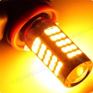 HB3 Led Bulb 66SMD 2835 9005 P20d Fog Light Indicator Bulb Tail Lamp Car 12V SMD Yellow Amber