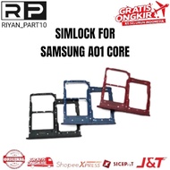 Simlock Simtray Samsung A013 Galaxy A01 CORE Sim Lock Sim Tray Sim Card Holder Simcard Holder/