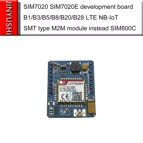 JINYUSHI New Arrival! SIM7020 SIM7020E development board B1/B3/B5/B8/B20/B28 LTE NB-IoT SMT type M2M